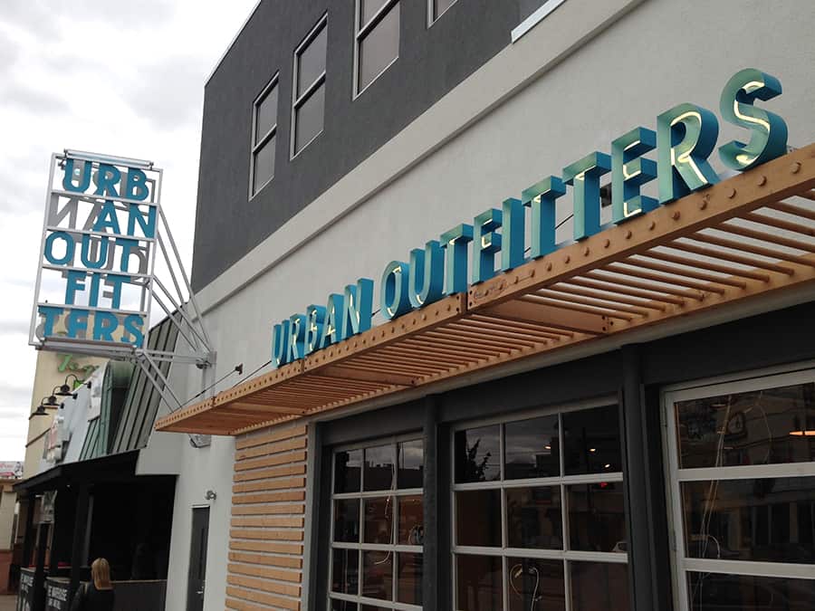 Tulsa Sign Installation at Brookside Urban Outfitters | Precision Sign