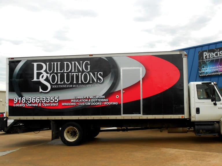 Building Commercial Truck Wrap