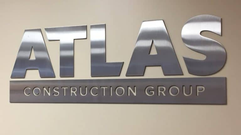 Atlas Construction Wall Logo