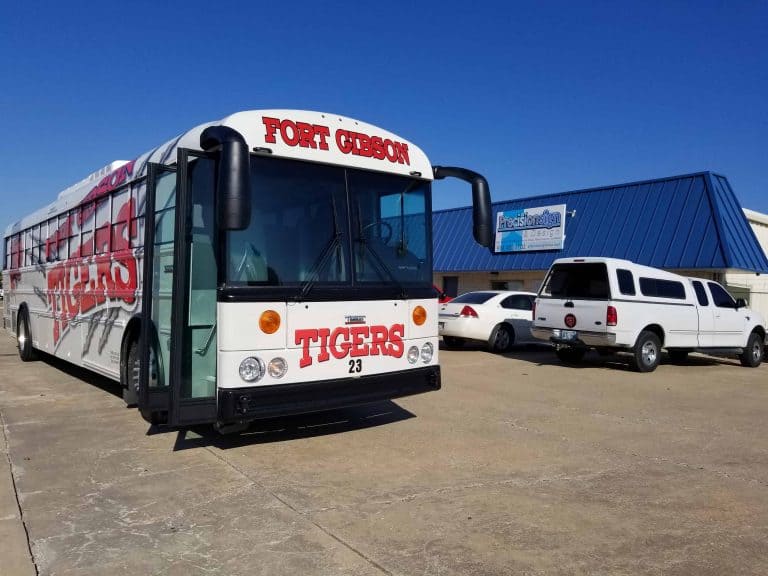 Bus Wraps Fort Gibson Tigers