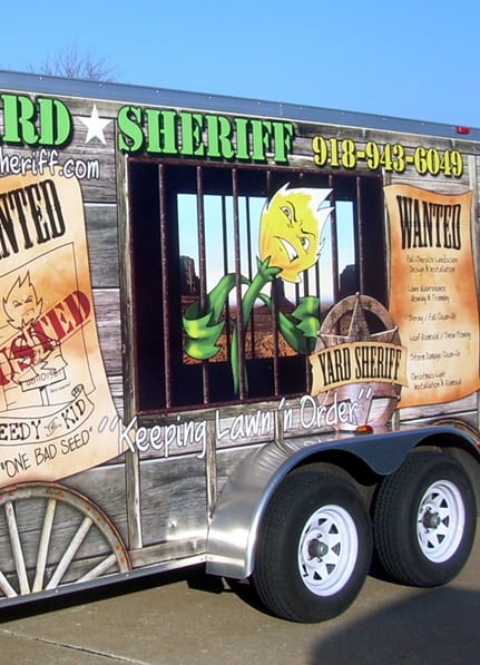 Sheriff Trailer Wrap
