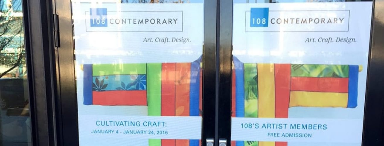 108 Contemporary Gallery Exhibit Graphics