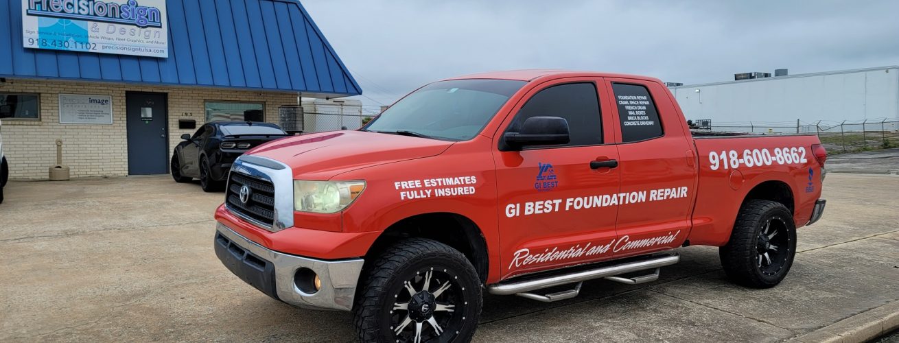 Red Commercial Vinyl Vehicle Wrap