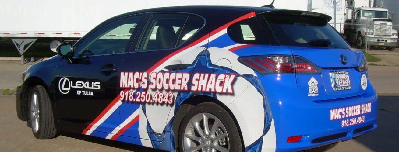 Mac's Soccer Shack Lexus Wrap
