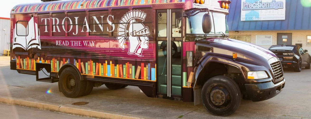 School Bus Wrap Tulsa