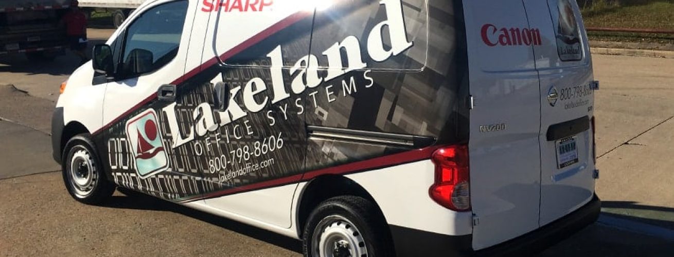 Lakeland Office Systems Nissan NV200 Wrap