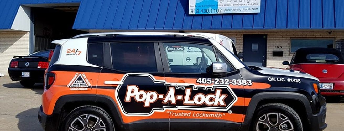 New Pop-A-Lock Jeep Renegade Partial Wrap