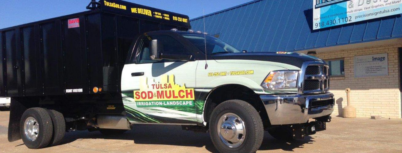 Tulsa Sod & Mulch Fleet Vehicle Graphic