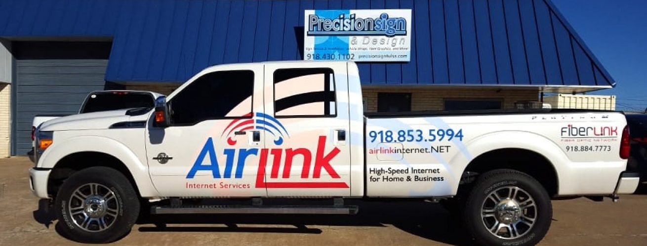 Airlink Partial Truck Wrap
