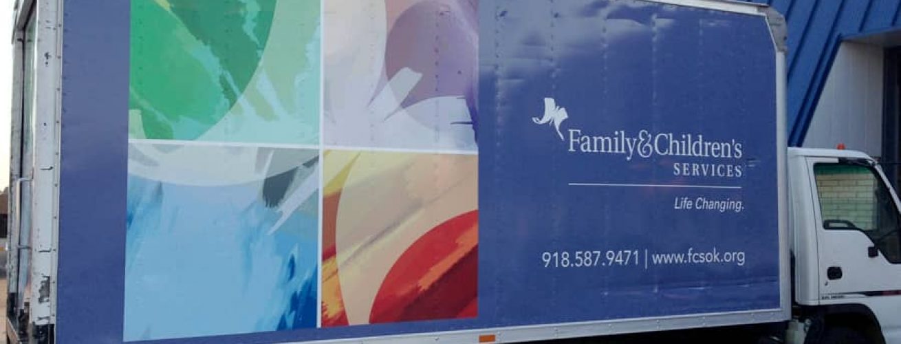 Family & Children's Services Truck Wrap