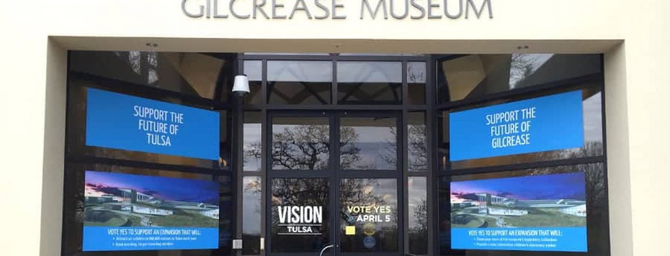 Gilcrease Museum Window Graphics