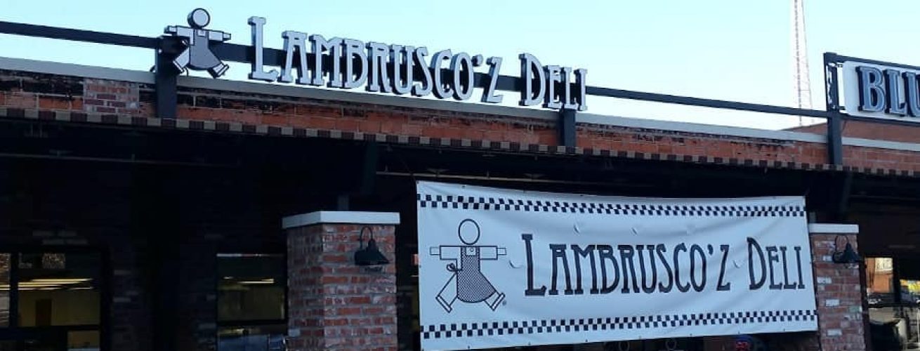 Lambrusco'z Deli Channel Letters Precision Sign Tulsa