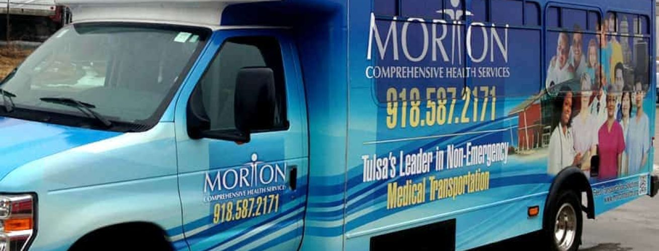 Morton Health Shuttle Bus Wrap