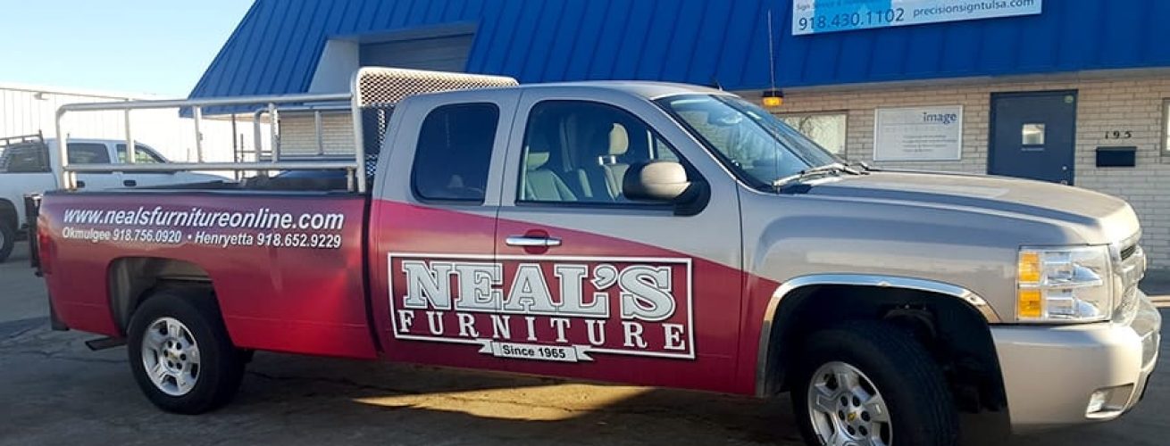 Neals Furniture Pickup Partial Wrap